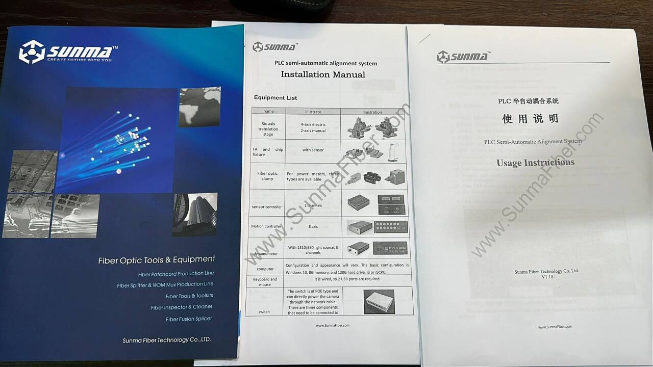 automated optical waveguide alignment manual